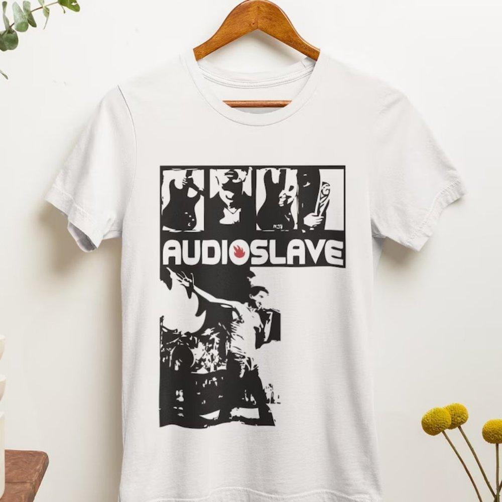 Audioslave Tee Shirt, Rock Music Design Tee Shirt, Unisex Style Tee